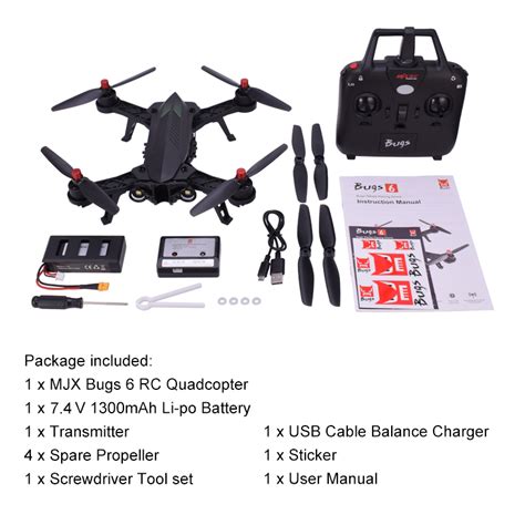 High Quality Mjx B6 Bugs 6 Rc Quadcopter Brushless Moter Drone