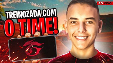 🔴live On🔴 Free Fire Ao Vivo 🔥 Jogando Treino Com O Time 🔥carlinhos Ff🔥