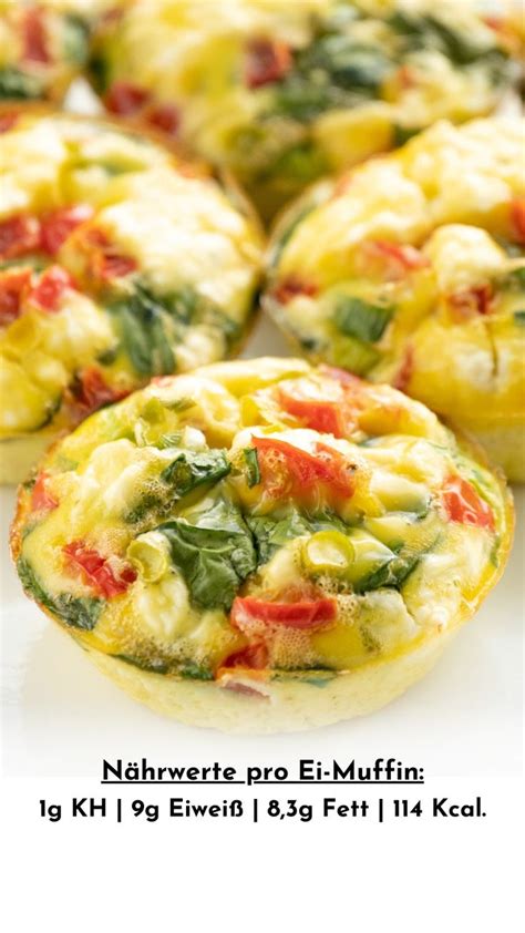 Einfache Low Carb Spinat Feta Ei Muffins Mit Tomaten Rezepte