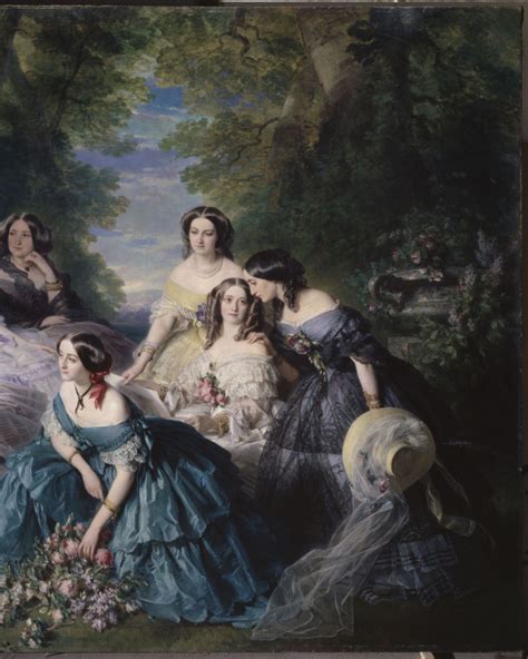 Franz Xaver Winterhalter L Impératrice Eugénie Entourée Des Dames D Honneur Du Palais Images