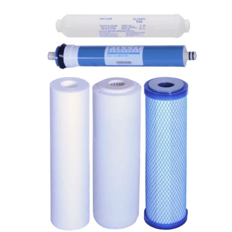 5 Stage Ro Water Filter Replacement Package Standard Pure Water 4 Life