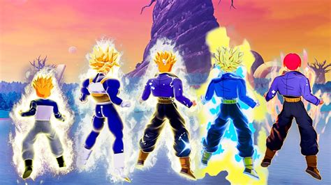 Dragon Ball Z Kakarot All Trunks Transformations Base SSJ Rage 4K