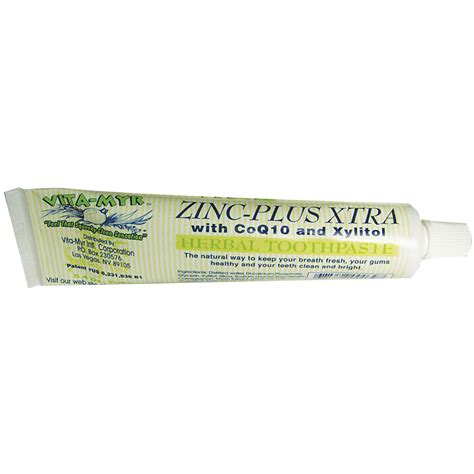 Vita Mry Zinc Plus Xtra Toothpaste 54 Oz