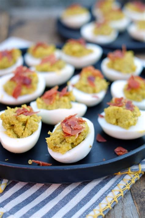 Foodista Recipes Cooking Tips And Food News Mayo Free Deviled Eggs