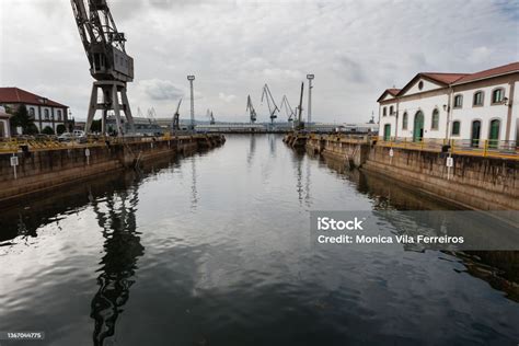 Repair Dock Of The Military Arsenal Of The Spanish Navy In The Port Of