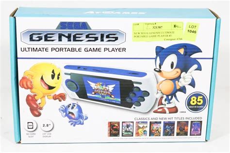 NEW SEGA GENESIS ULTIMATE PORTABLE GAME PLAYER 85