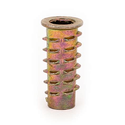 Ez 901420 25 E Z Hex™ Threaded Insert For Soft Wood Flanged 14 20