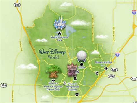 Disneylatam Mapa E Itinerario Walt Disney World Resort Pdf