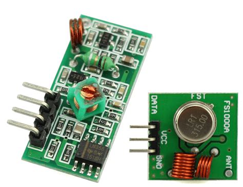 315mhz Rf Transmitter Receiver Module Zbotic