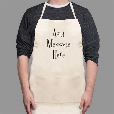 Custom Message Apron | GiftsForYouNow