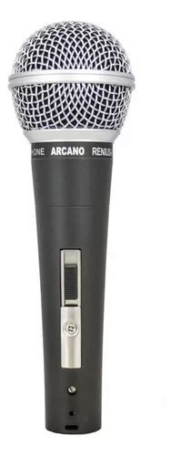 Microfone Arcano Renius 8 dinâmico cabo XLR P10 Frete grátis