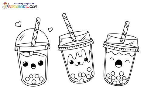Bubble Tea Zum Ausmalen
