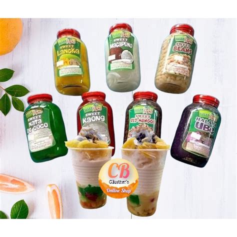 Halo Halo Ingredients Preserve Fruits 907grams Shopee Philippines