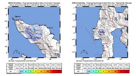 Gempa Hari Ini Bmkg Catat 2 Kali Gempa Di Mamasa Dan Aceh Tengah Pagi