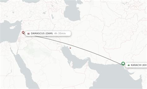 Direct Non Stop Flights From Karachi To Damascus Schedules