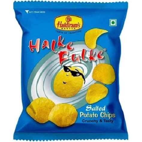 80 Gram Crunchy And Tasty Haldiram Halke Fulke Salted Potato Chips At