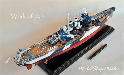 USS North Carolina Battleship Model