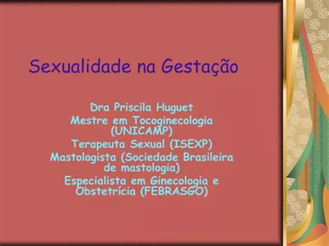 PPT Sexualidade na Gestação PowerPoint Presentation free download