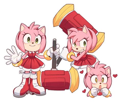 Pin By Ghost On Character Refrence Shadow And Amy Amy Rose Movie Amy