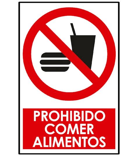 Se Al Prohibido Comer Alimentos Multiservicios Metalgrafik Apanio