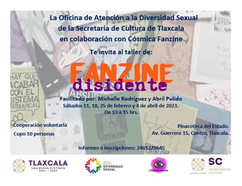 Taller Fanzine Disidente Escenario Tlaxcala