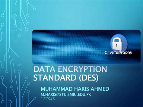 Data Encryption Standard (DES) | PPT