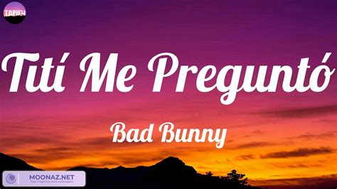 Bad Bunny Tit Me Pregunt Mix Lyric Shakira Tini Youtube