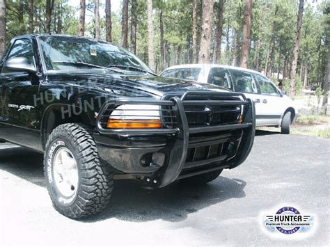 1997 2004 Dodge Dakota Brush Grille Grill Guard In Black Ebay