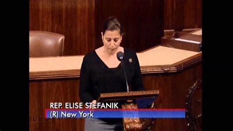 Congresswoman Stefanik Speaks in favor of The Promoting Travel, Commerce, and National Security ...