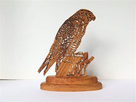 Peregrine Falcon Scroll Saw Pattern Fis 163 Pdf  Etsy
