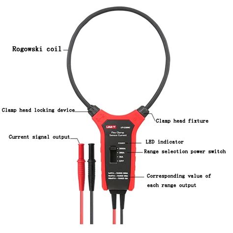 Uni T Ut Cs A Ut Cs C Ut Cs D Flex Clamp Sensor A Ac Clamp Meter