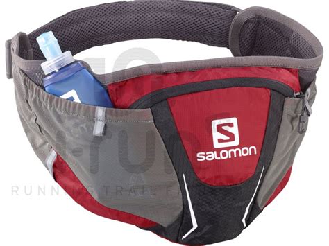 Salomon Ceinture Porte Bidon Agile Belt Rouge Pas Cher