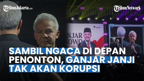 Sempat Pasang Raut Wajah Tegang Ganjar Pranowo Janji Tidak Akan