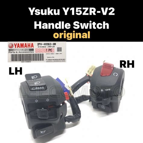 Yamaha Y Zr V Y Zr V Y Z V Handle Switch Original Suis Tangan Lh