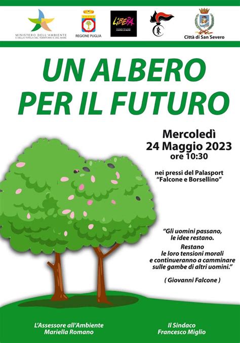 Un Albero Per Il Futuro Appuntamento Mercoled Maggio Al