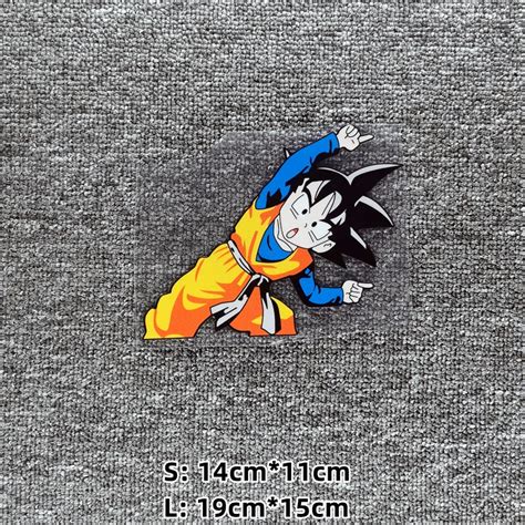 Car Stickers Dragon Ball Z Son Goku Vegeta Super Saiyan Anime