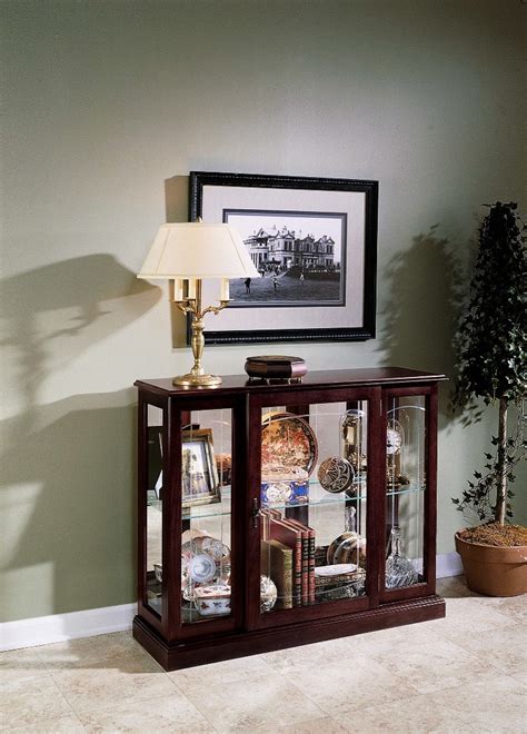 Ridgewood Cherry Trophy Display Case From Pulaski 6705 Coleman