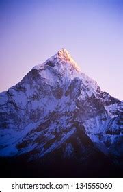 Spectacular Mountain Scenery On Mount Everest Stock Photo