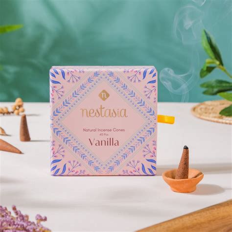 Vanilla Aromatic Incense Cones Pack Of 40