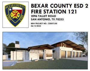 New Construction Fire Station Bexar County Esd No Virtual