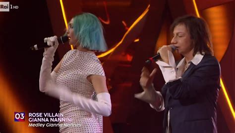 Sanremo 2024 Abito Gianna Nannini Serata Cover Festival Stilista Look