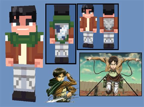 Eren Jaeger Attack On Titan Minecraft Skin