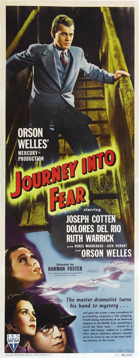 Journey Into Fear 1942 USA RKO Mercury Film Noir Thriller Co Dir