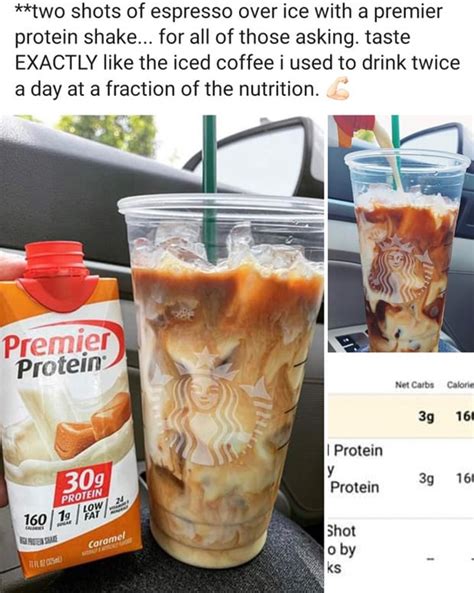 Coffee And Premier Protein Shake Iced Coffee Protein Shake The Perfect Monday Morning