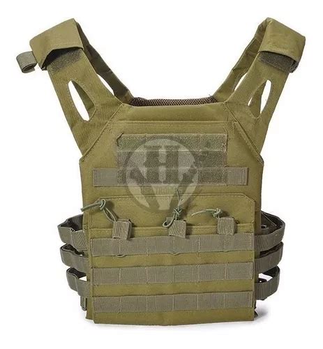 Chaleco Tactico Molle Jpc Airsoft Verde Od Reforzado Rbn Env O Gratis