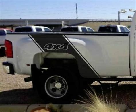 Truck Bed 4x4 Decal Sticker Fits Dually Ford Chevy Dodge 3m Vinyl