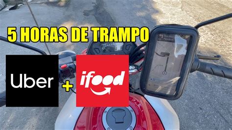 Motovlog 5 HORAS DE ENTREGAS NO IFOOD E UBER YouTube