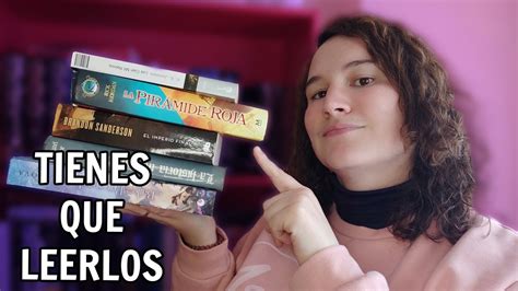 📚 10 Libros De FantasÍa Que Debes Leer Youtube