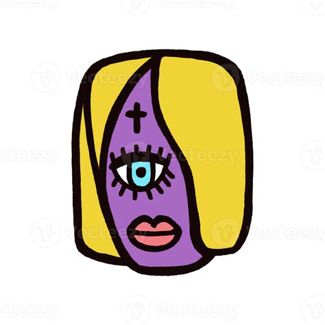 Funny Avatar Of A Character With One Eye 23251922 Png