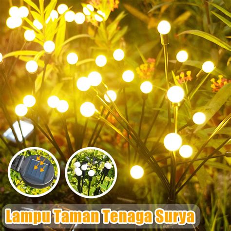 Jual 【ready Stock】anbolt Lampu Taman Tenaga Surya 10 Led Lampu Hias Taman Lampu Outdoor